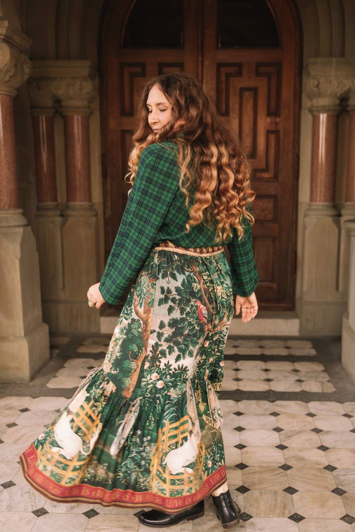 Wildheart Atelier Skirt w/ Pockets, Tassles & Unicorn