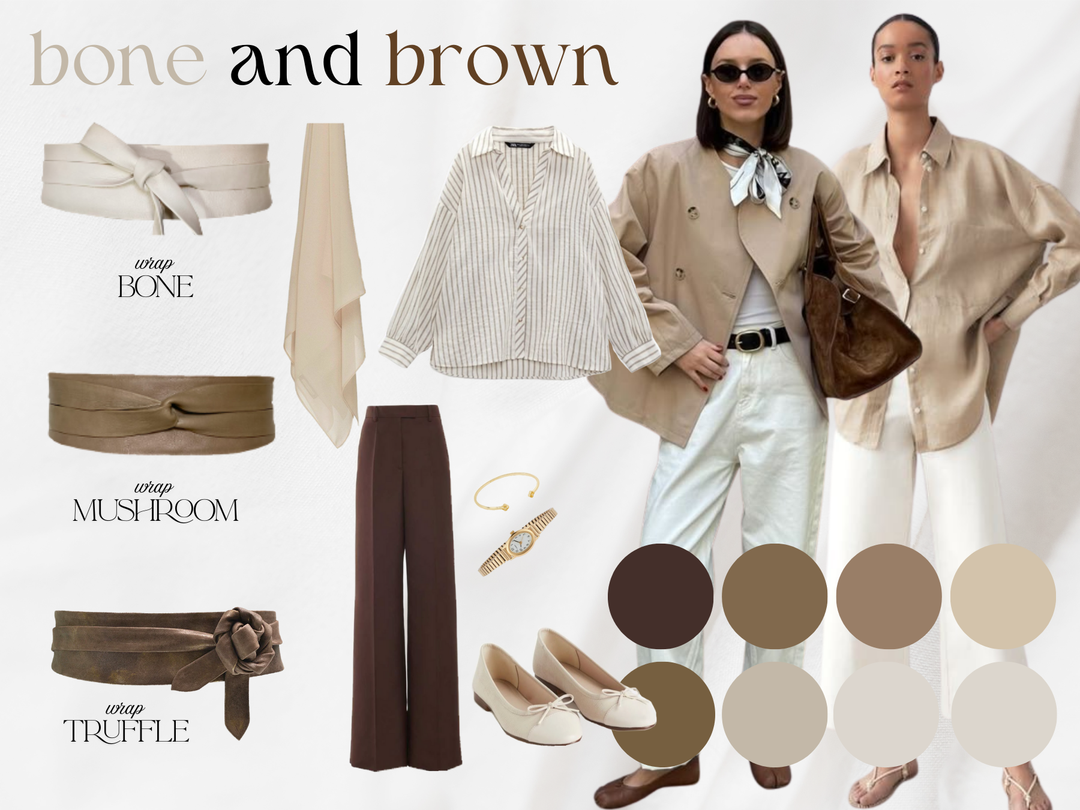 Wrap Belt - Truffle | Adjustable OS | Rich Taupe Neutral