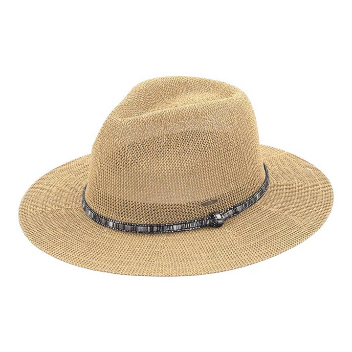 Multi-Colored Thread with Beaded Panama Hat