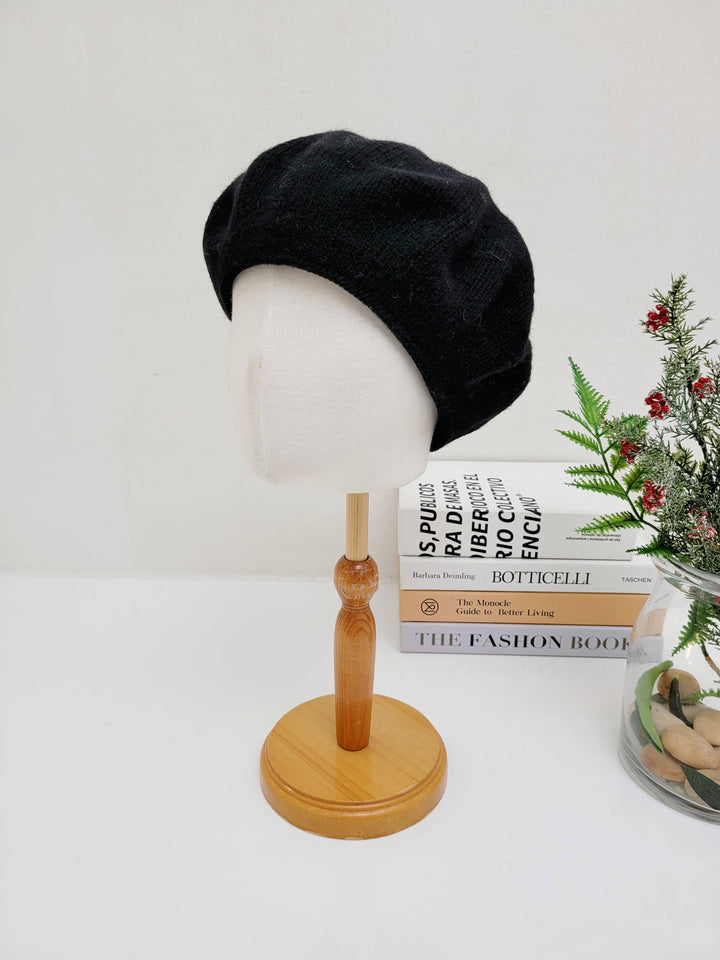 100%  Solid Wool French Beret