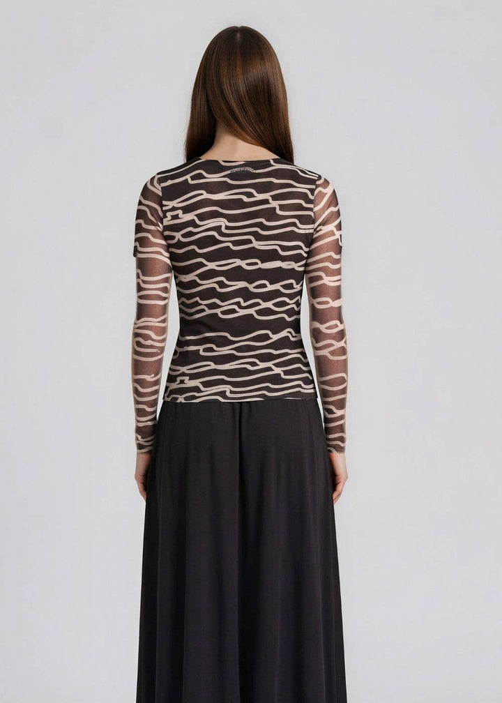 In Waves - Florence Double Sheer Top