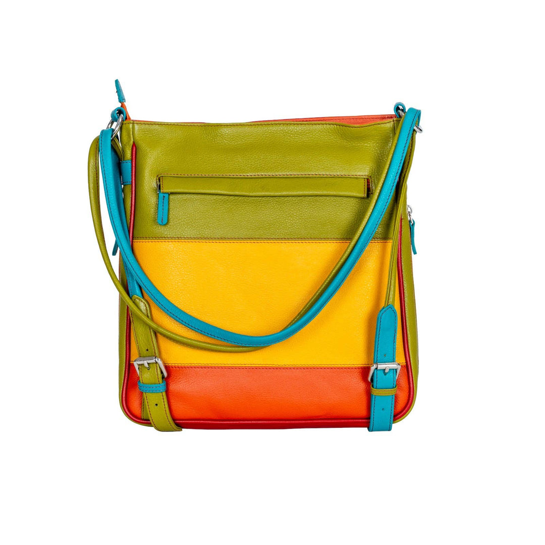 Leather Multi-Color Women's Backpack Mae