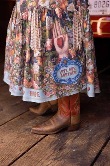 Love Language Atelier Skirt w/ Floral Print