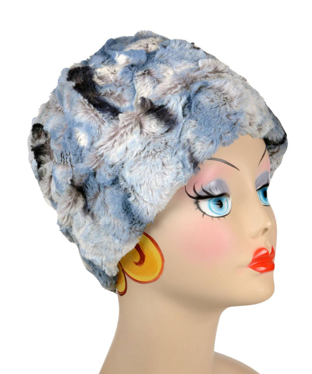 Beanie Faux Fur Reversible - Two-Tone