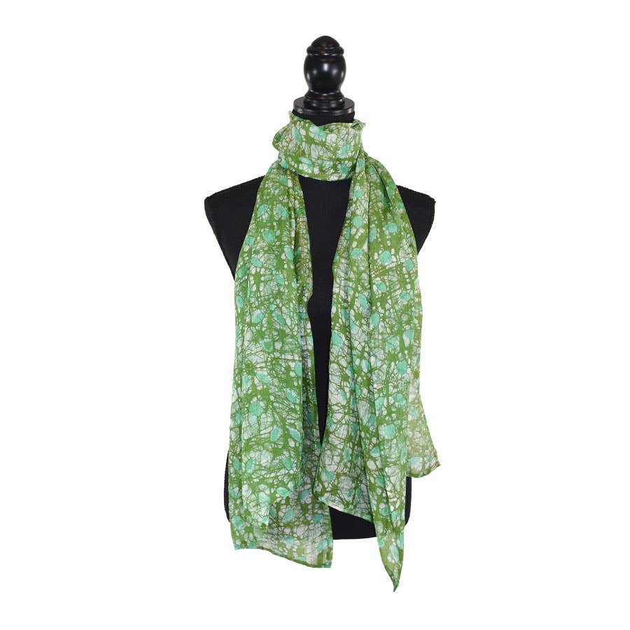Emelie Handmade Batik Silk Scarf