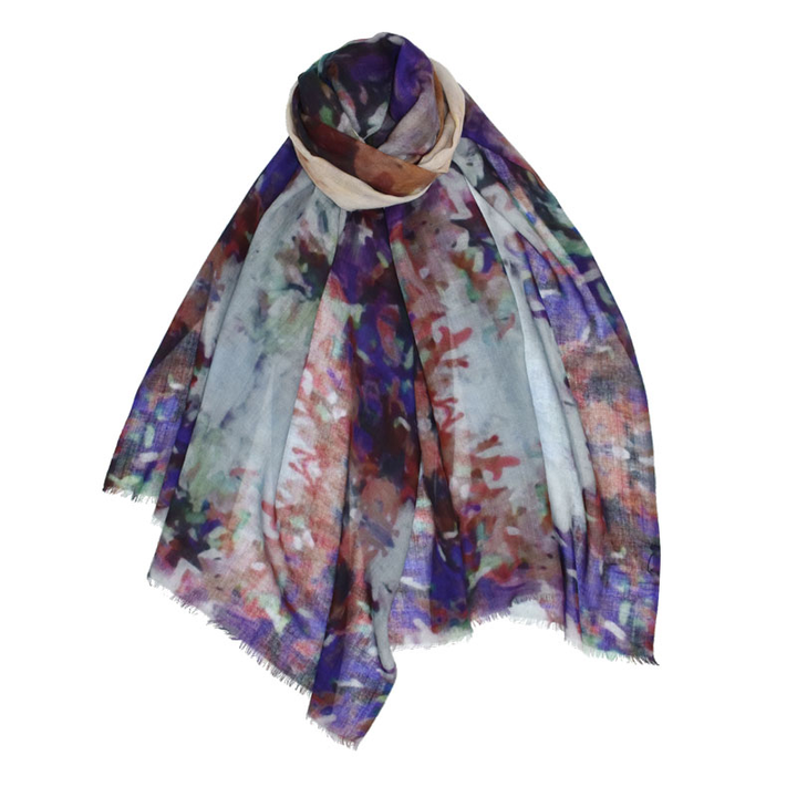 Emirate Floral Wool Scarf