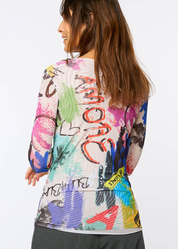 Amore - Florence Double Sheer Top