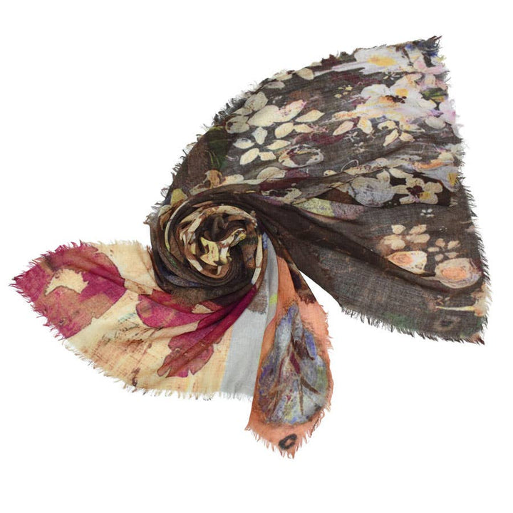 Philena Floral Mixed Motif Scarf