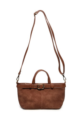 Aspyn Small Belted Sueded Tote