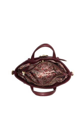 Aspyn Small Belted Sueded Tote