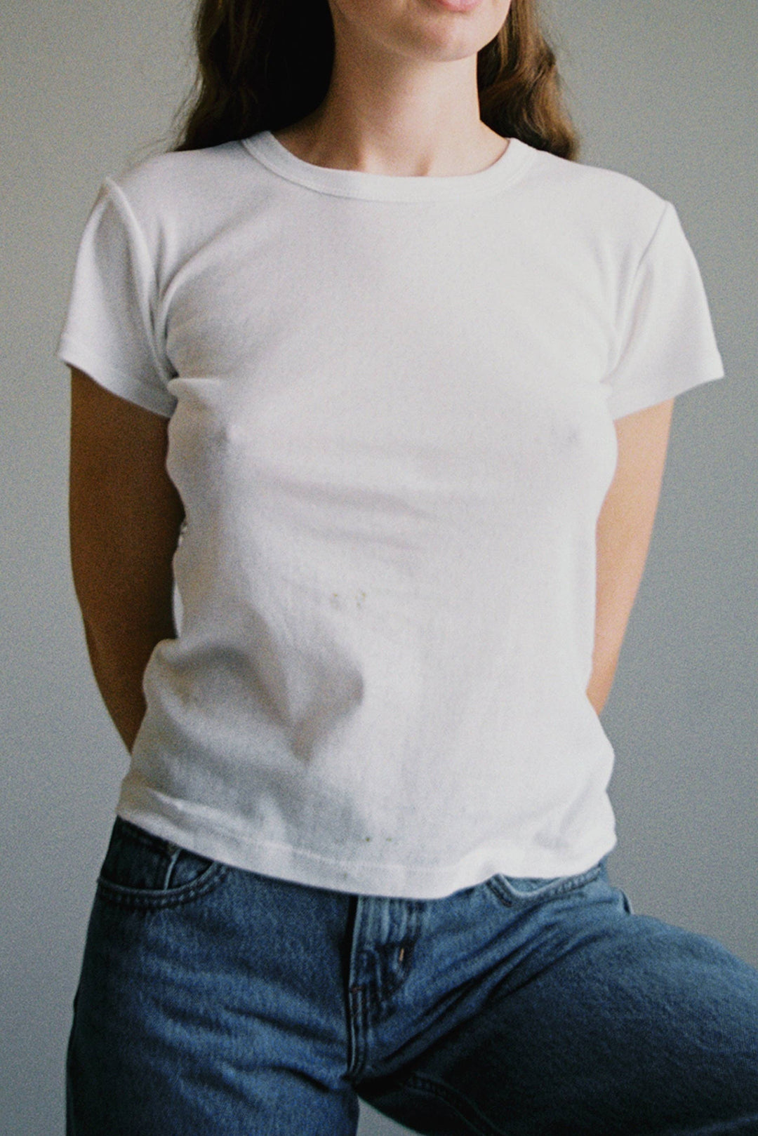 Pointelle Baby Tee