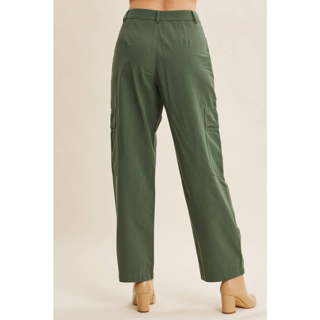 Endlessly Wearable Cotton Garment-Washed Cargo Pants