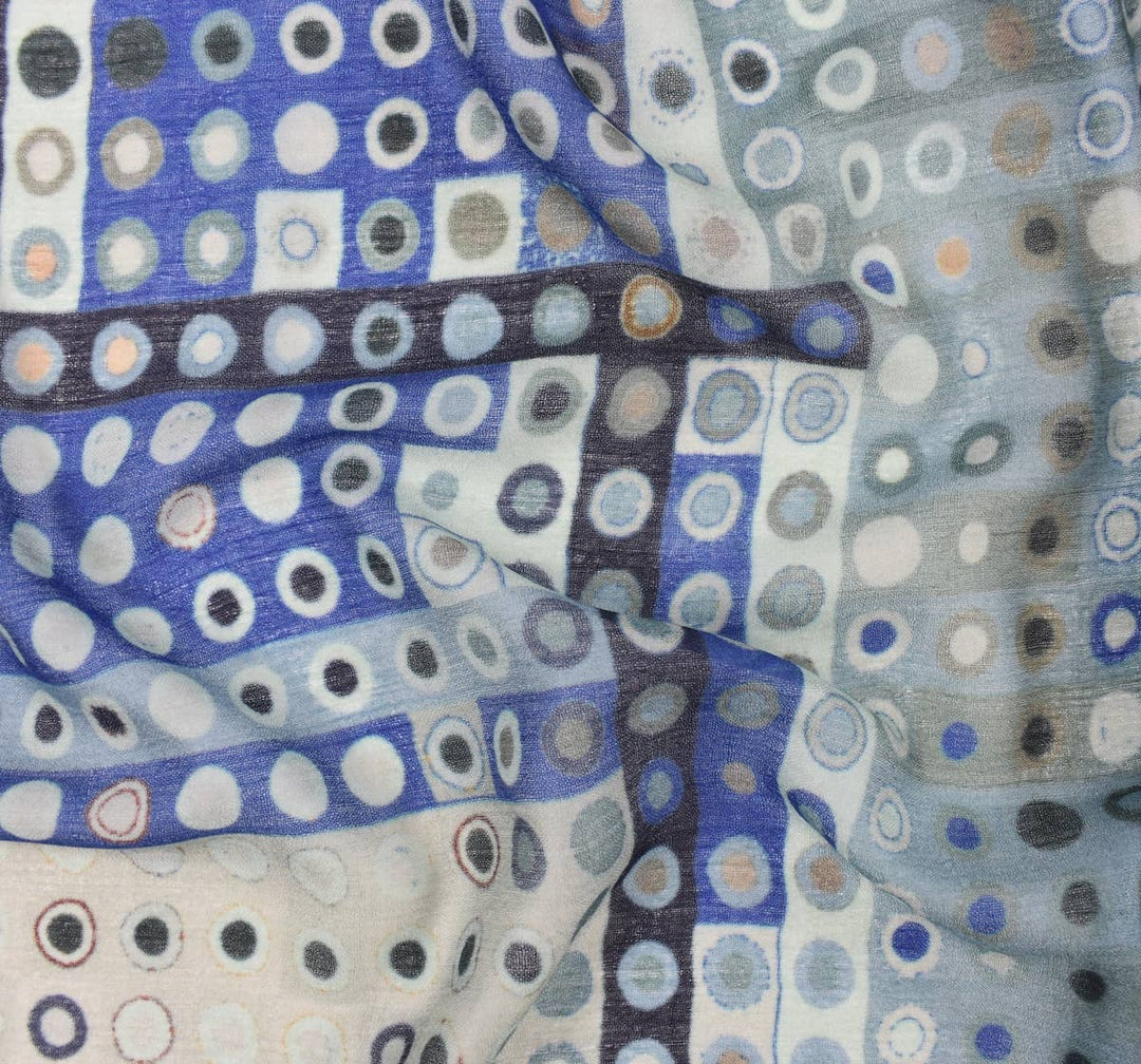 Speckled Wood Dotted Wool Scarf