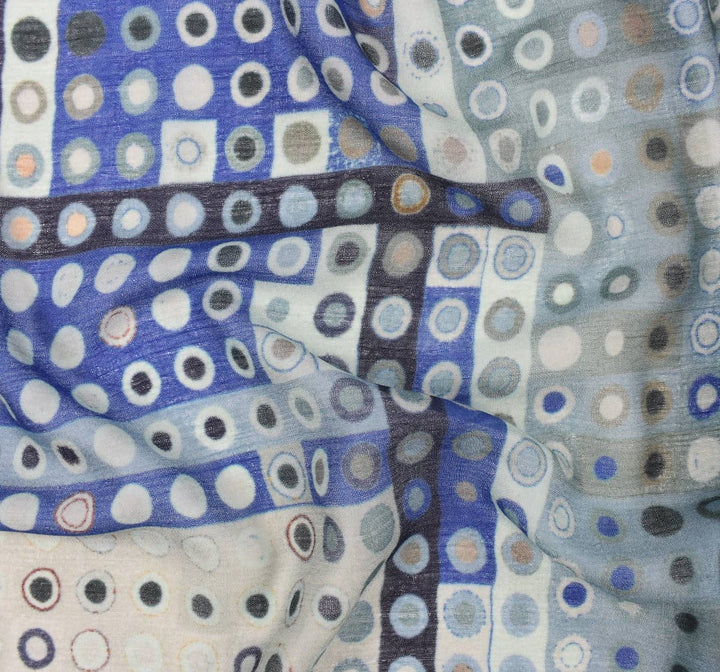 Speckled Wood Dotted Wool Scarf