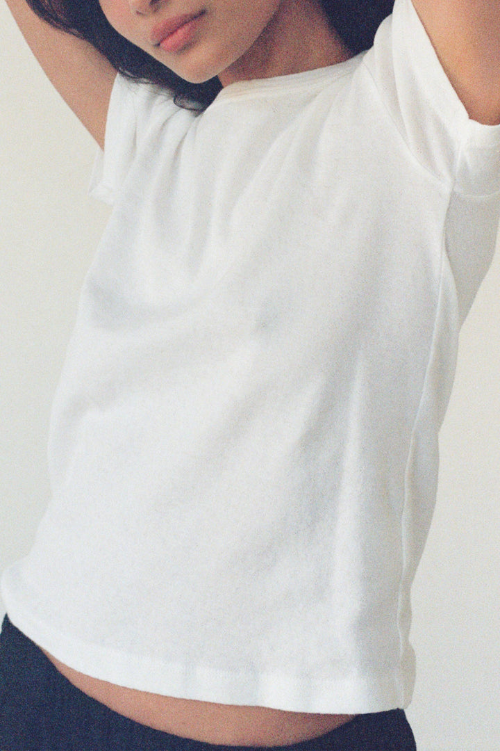 Pointelle Baby Tee