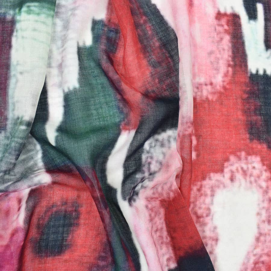 Nairobi Abstract Matty Wool Scarf