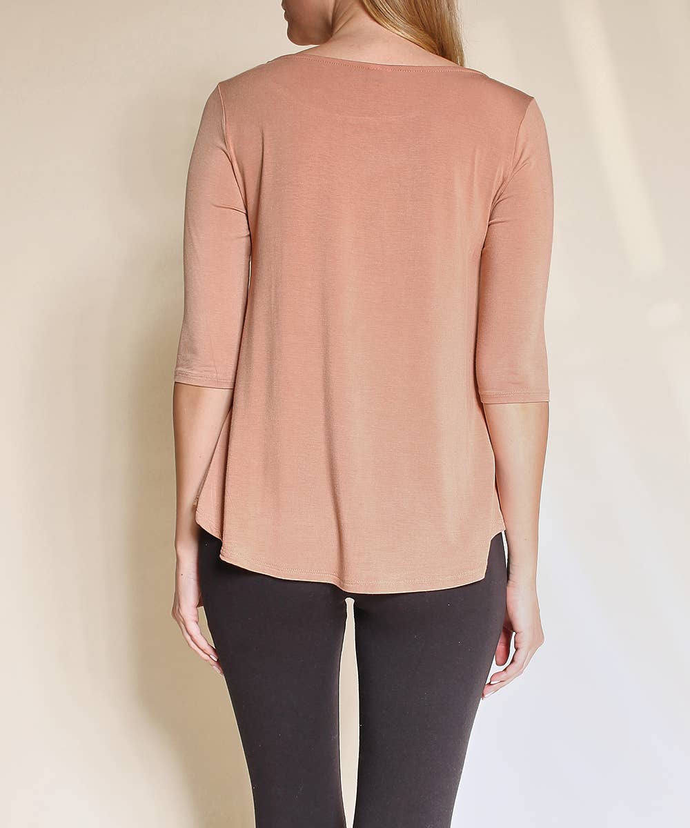 Bamboo Elbow Sleeve Top