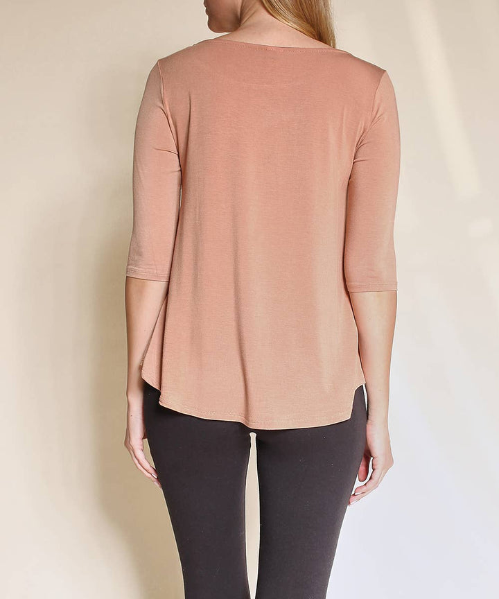 Bamboo Elbow Sleeve Top