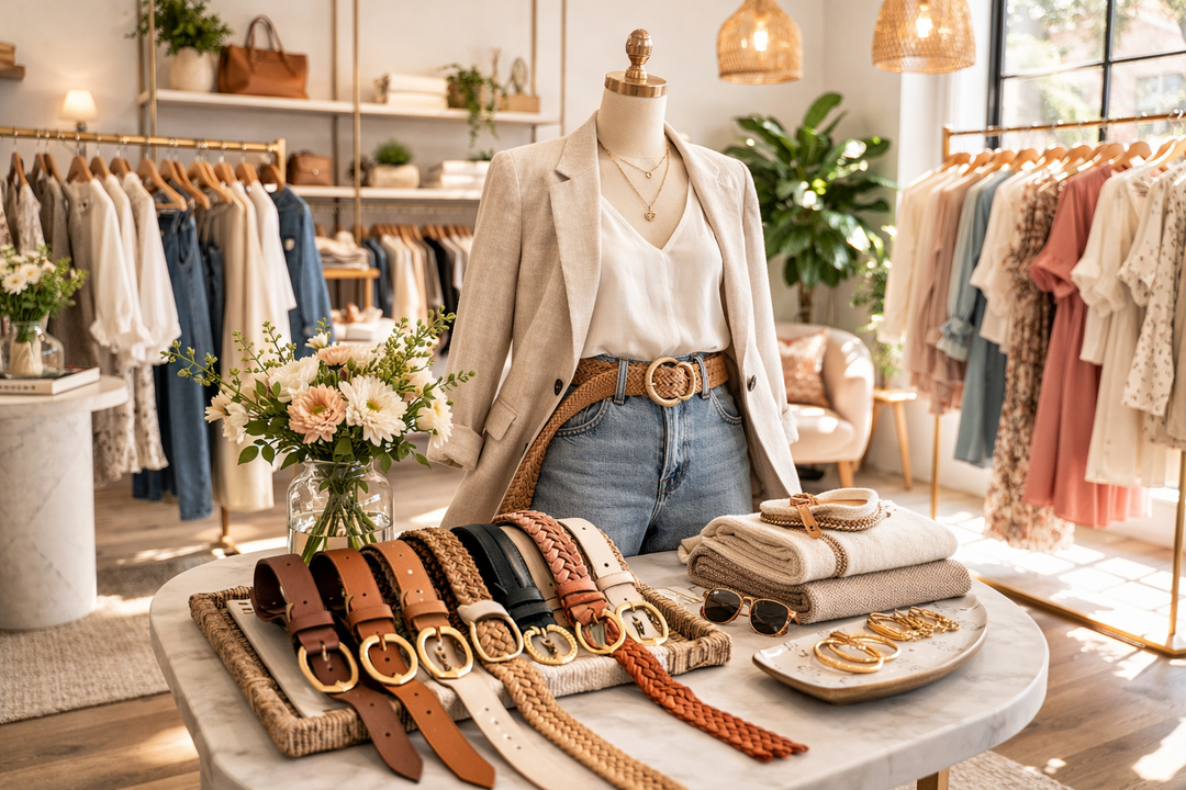 Wrap Belt | Golden Camel | Adjustable One-Size