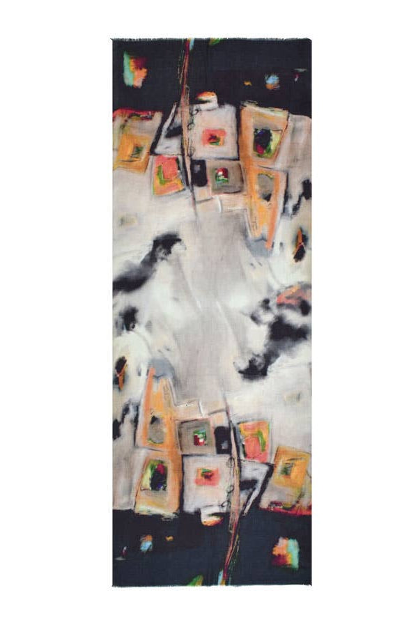 Dubai Striking Abstract Scarf Shawl