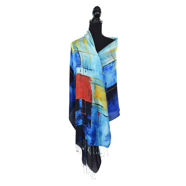 Collins Abstract Geo Scarf Shawl