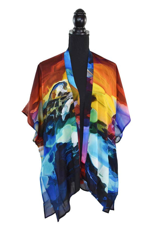 Cosmic Colorful Kimono Jacket