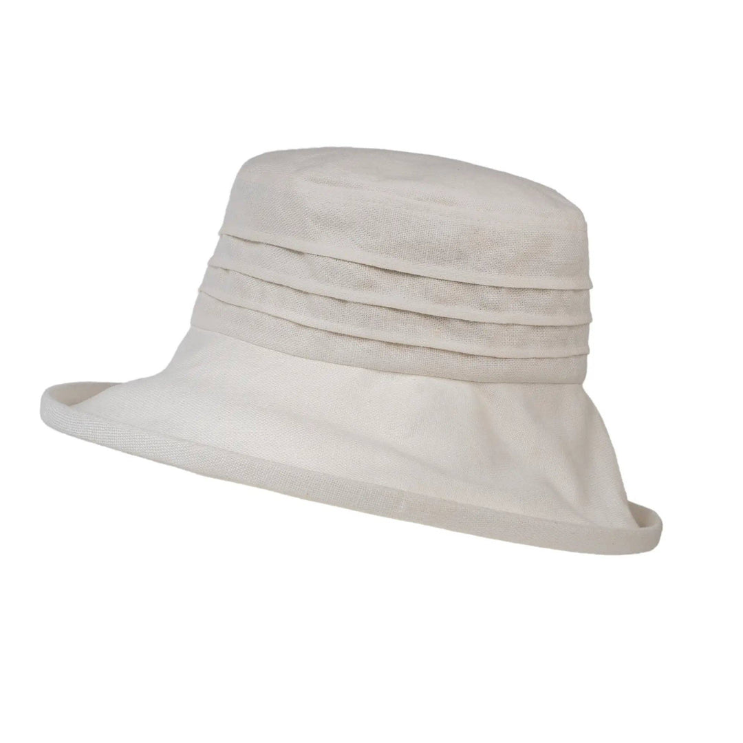 Large Brim Linen, Packable Sun Hat