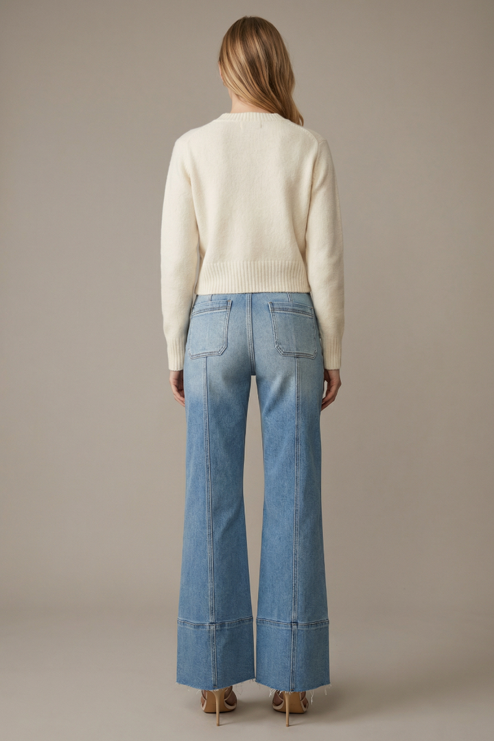 Eco Friendly Tummy Control Slim Palazzo Jean
