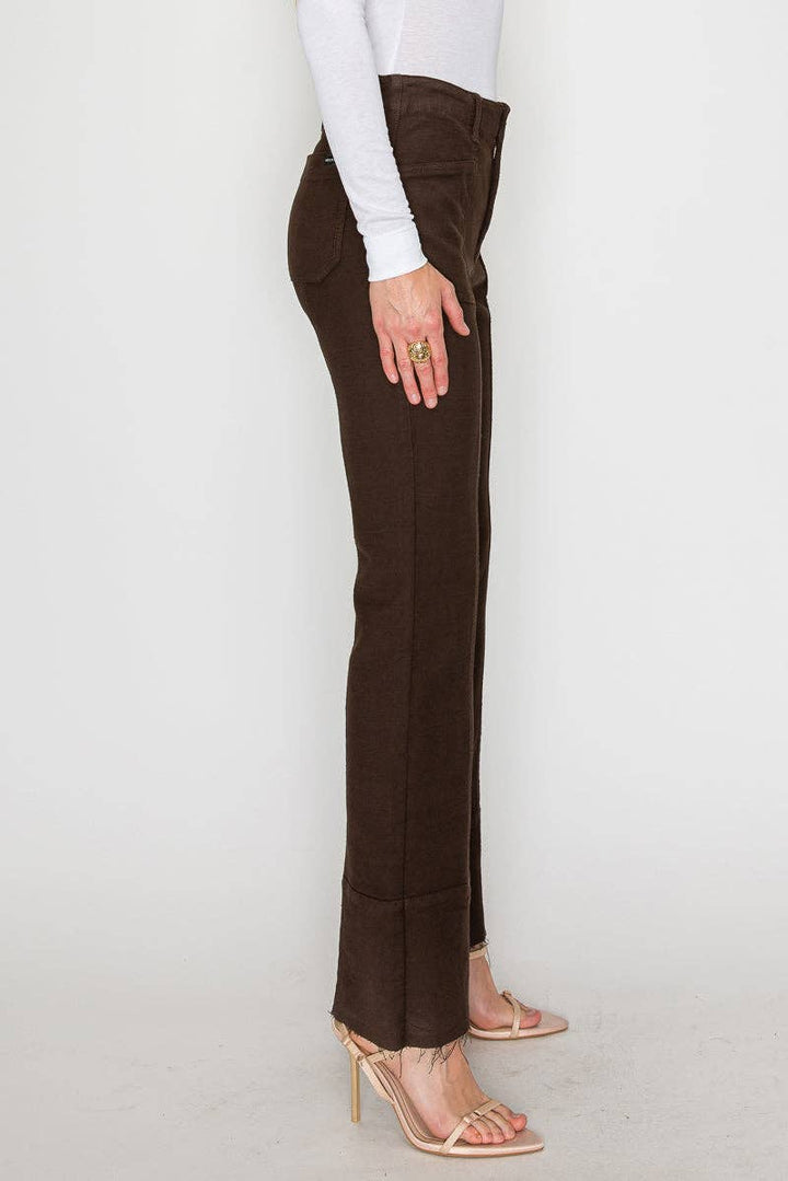 Tummy Control High Rise Bootcut PFD Jeans