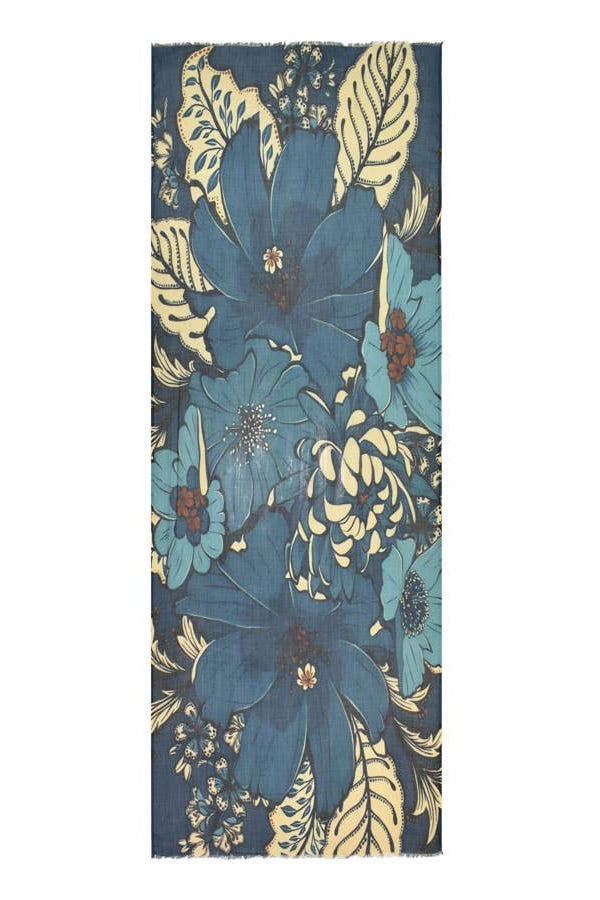 Corcavado Island-Inspired Floral Scarf