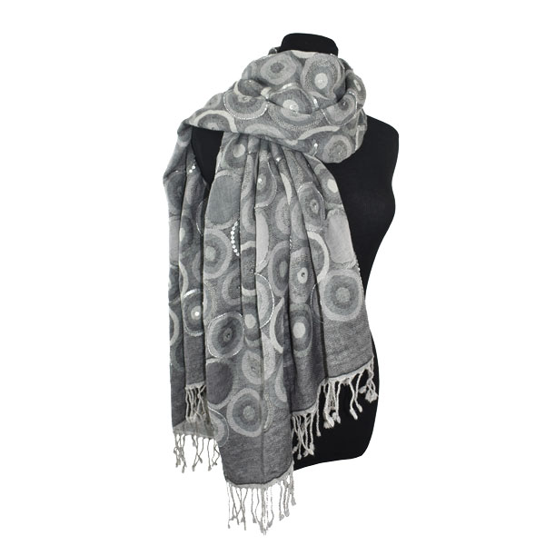 Loretta Sequin Wool Shawl