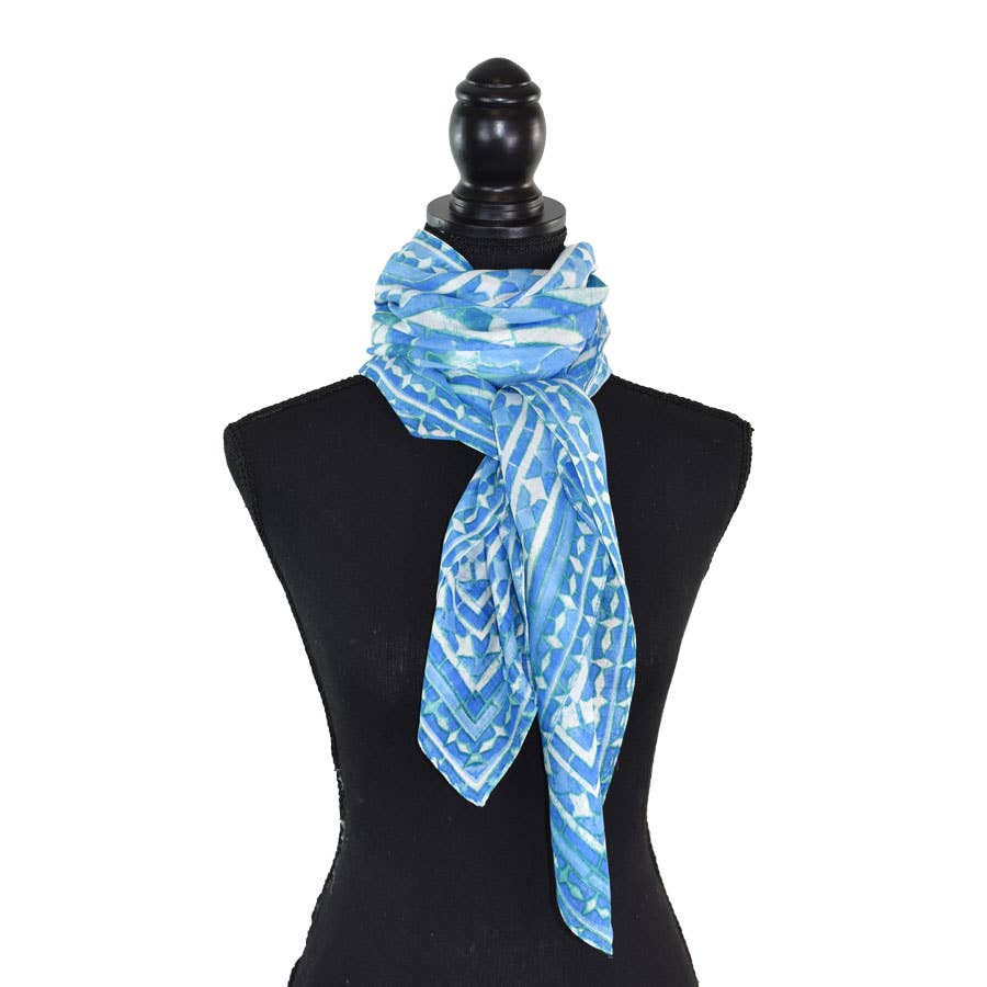 Arnette Medallion Print Square Scarf