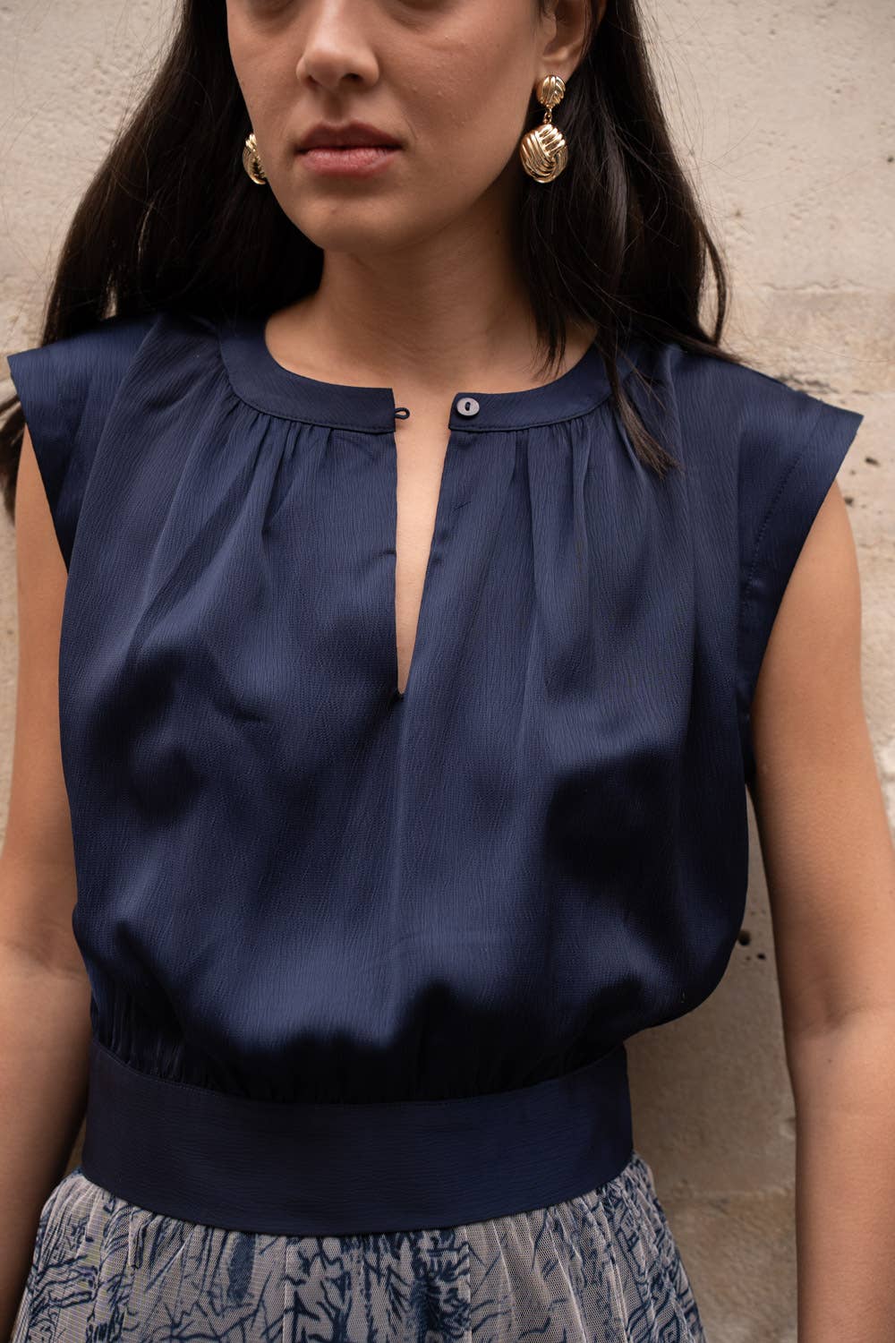 Maguie Back-tie Crop Top