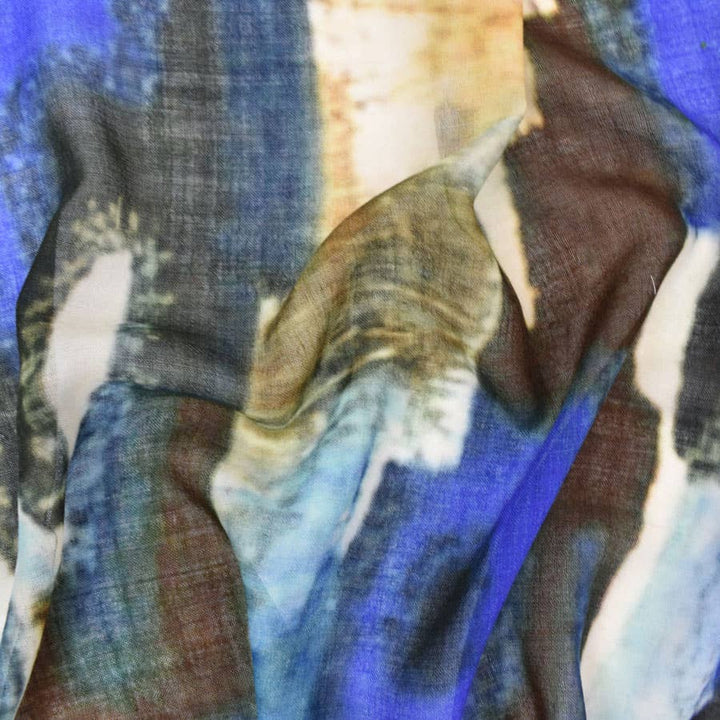 Nairobi Abstract Matty Wool Scarf