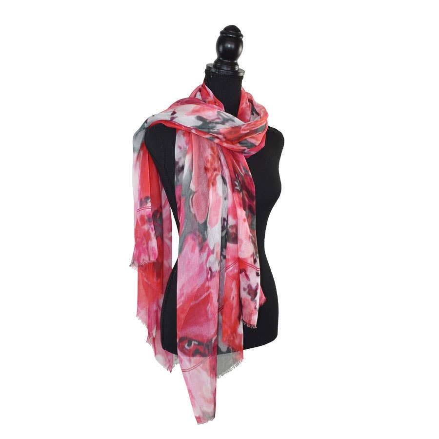 Gonzalez Tropical Floral Scarf