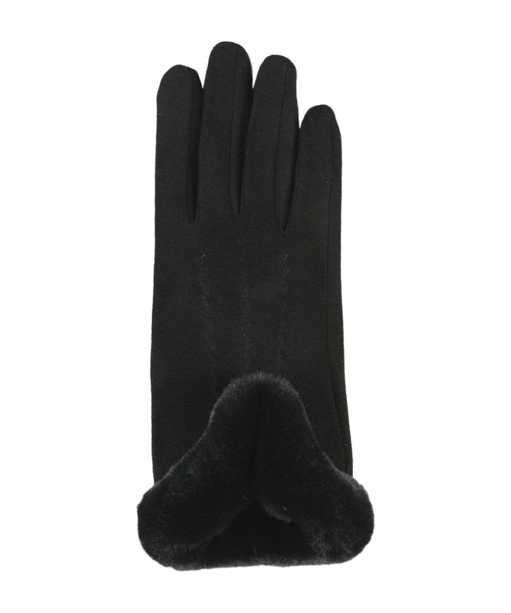 Faux Suede w/ Cuff Gloves Winter 