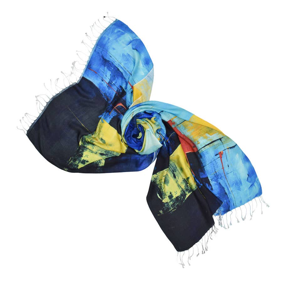 Collins Abstract Geo Scarf Shawl