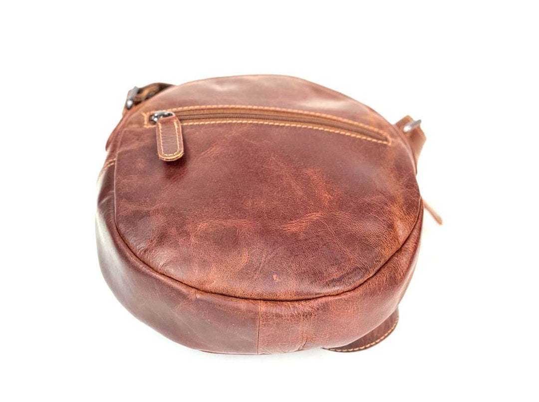 Leather Shoulder Bag - Sandy
