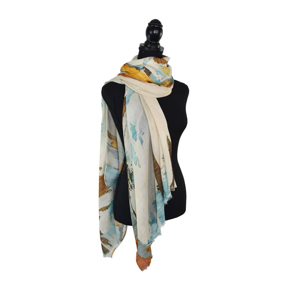 Iverson Abstract Modal Blend Scarf