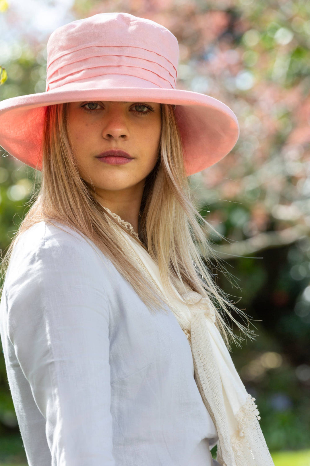 Large Brim Linen, Packable Sun Hat