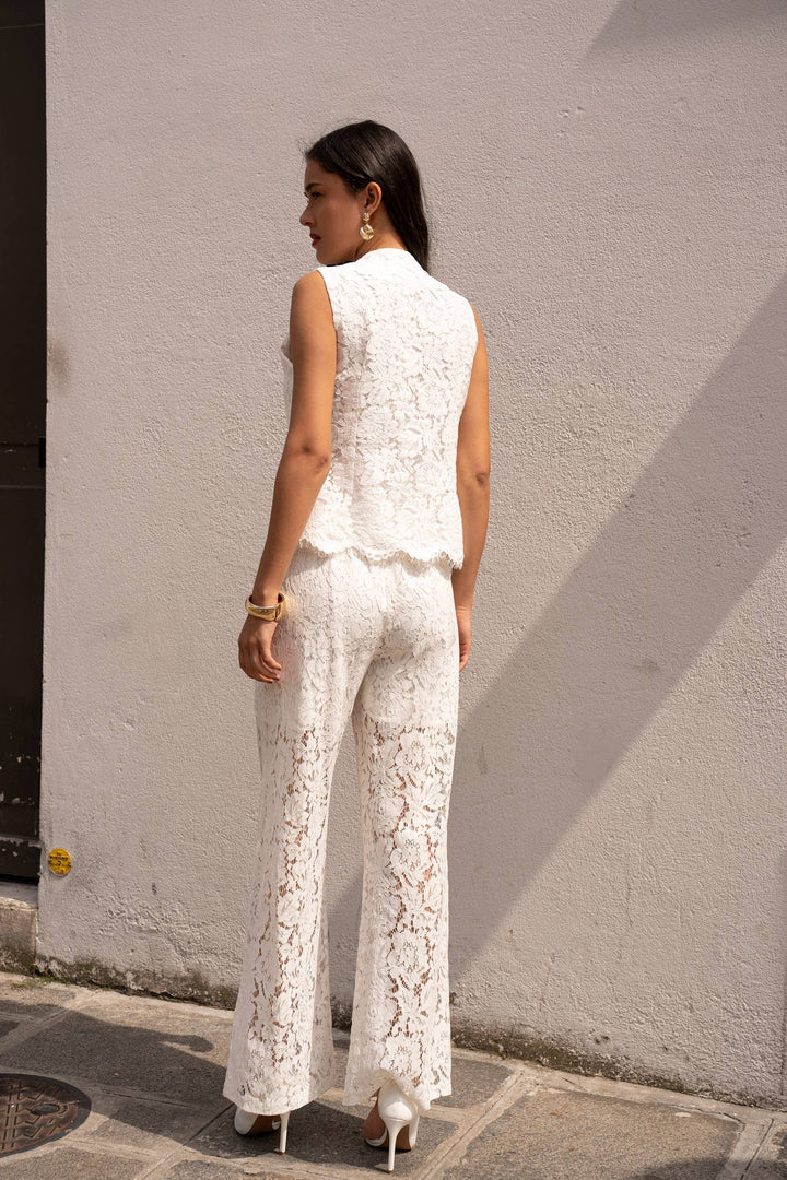 Lace Top Vest