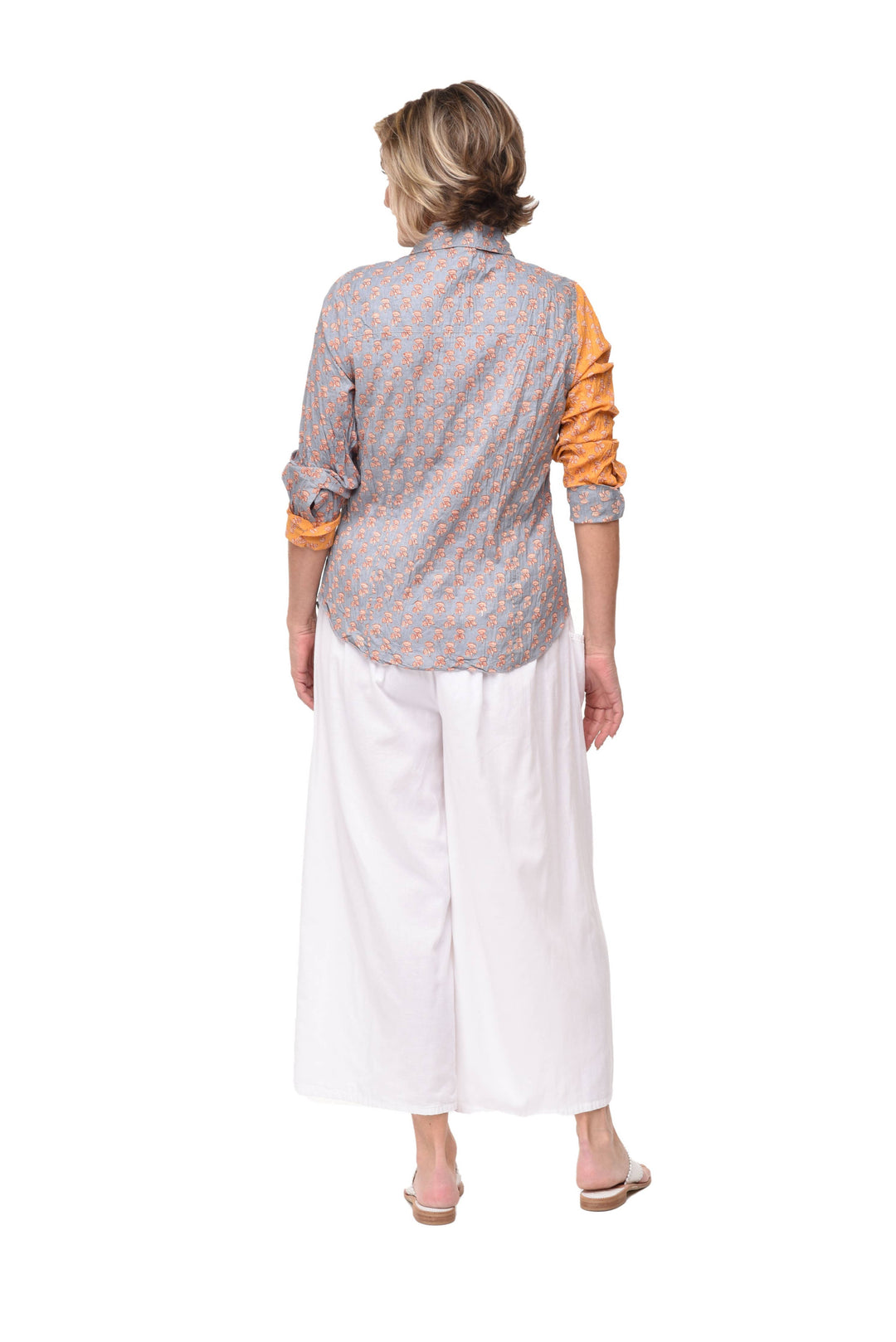 Gretchen Button Down in Gingko