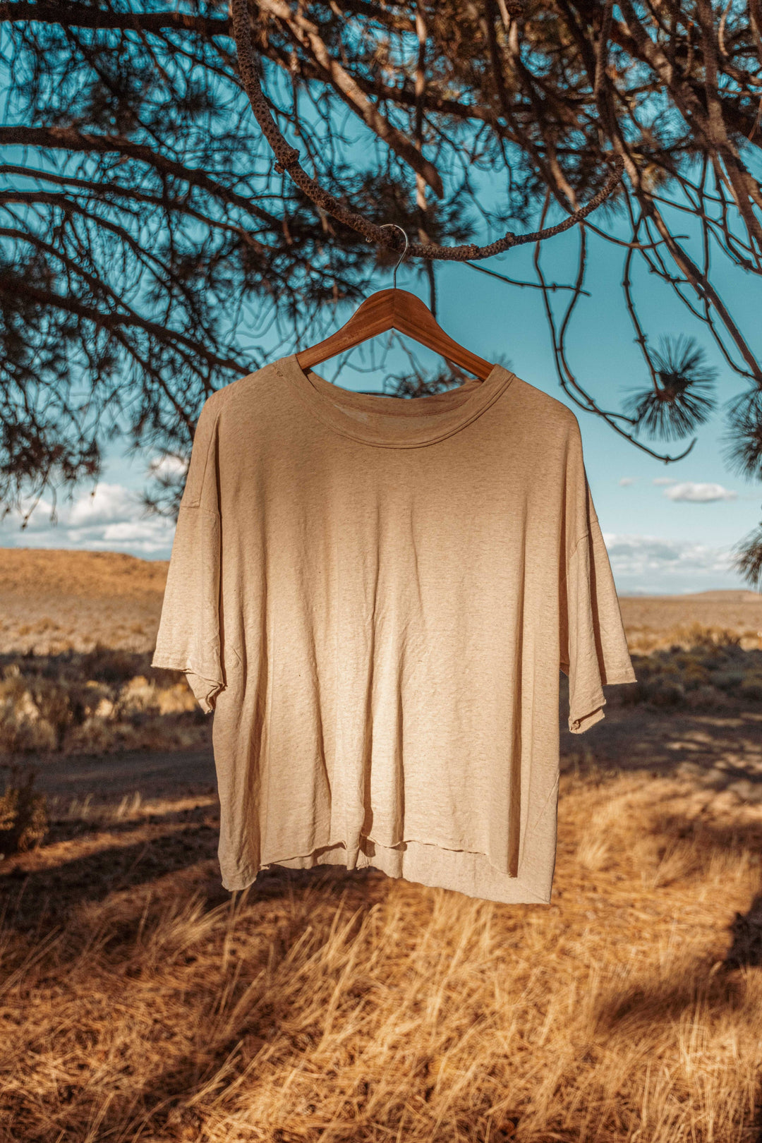 Hemp Organic Cotton Crop T-Shirt Blank Eco Unisex Tee