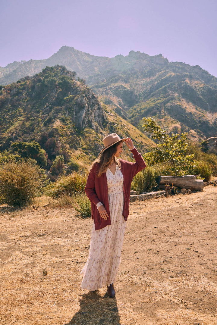 Dreamy Floral Mesh Maxi Dress With Smocked Waist