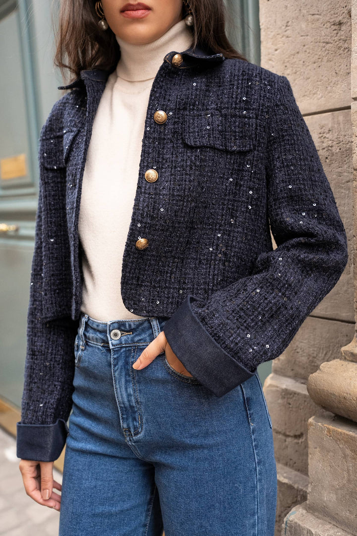 Élise jacket in Tweed & Denim