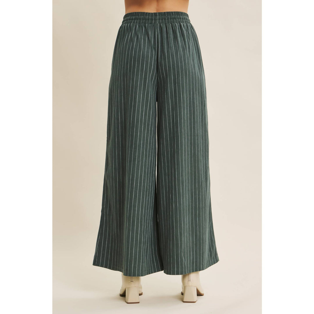Endlessly Wearable Striped Corduroy Comfy Wide-Leg Pants
