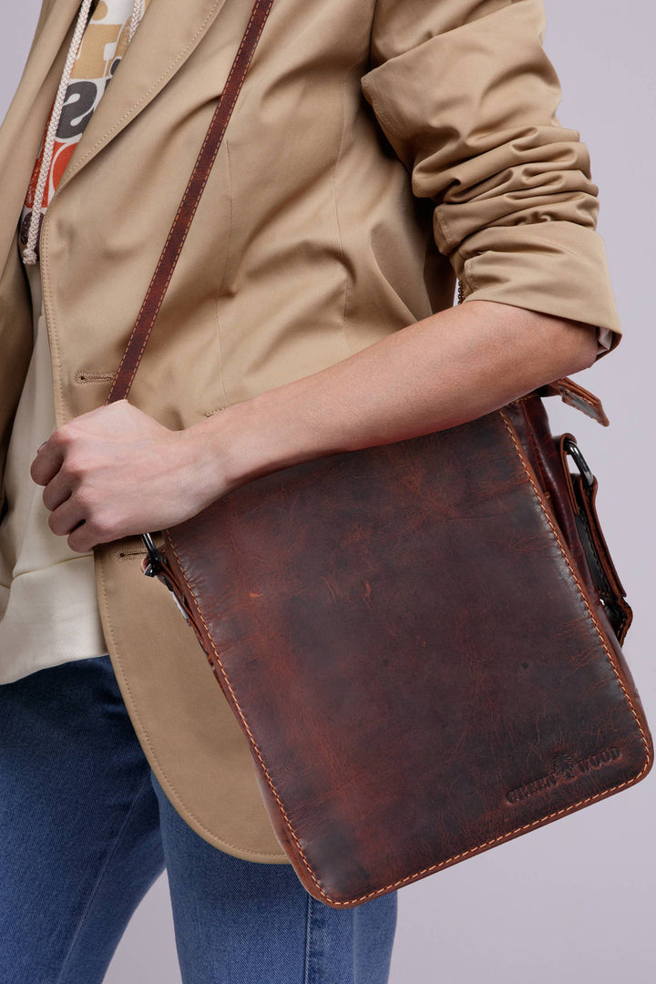Leather Shoulder Bag Luna