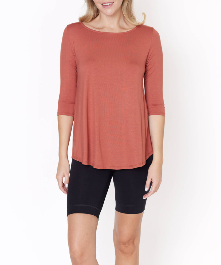 Bamboo Elbow Sleeve Top
