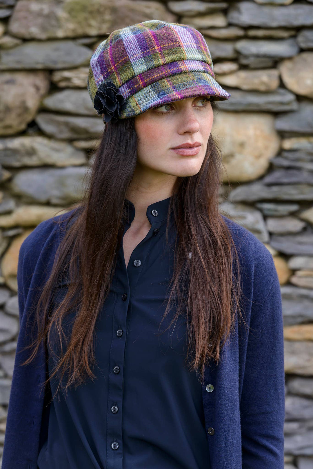 Ladies 100% Wool Newsboy Cap 574-1