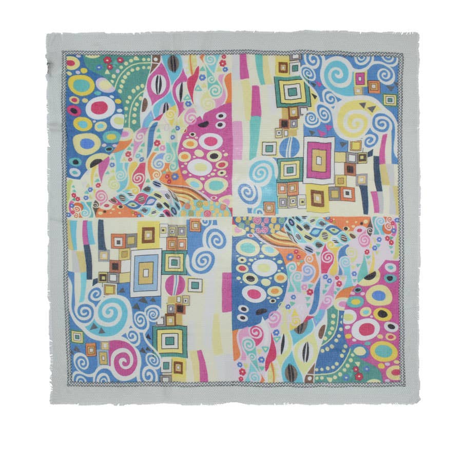 Serenity Artful Square Scarf